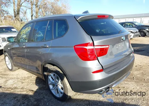 2014 BMW X3 xDrive35I z USA, uszkodzony, nr VIN 5UXWX7C57E0E77250